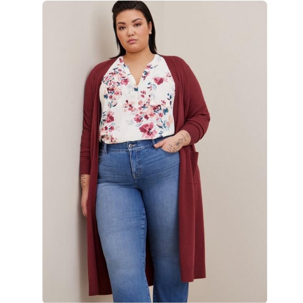Torrid Everyday Soft Duster Open Front Cardigan - image 1